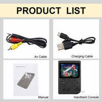 Retro przenośny Mini przenośny gra wideo konsoli 8-Bit 3.0 Cal kolorowy wyświetlacz LCD dla dzieci kolor gry gracz wbudowany w 400 gry 6